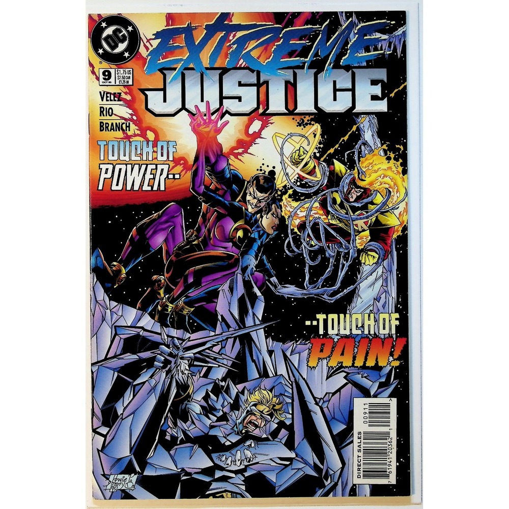 DC Comics Comic Book Extreme Justice #9 1st App Wonder Twins 1995